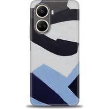 gmotp Realme 10 4g Kılıf Hd Baskılı - Gri Mavi