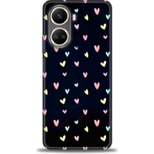 gmotp Realme C55 Kılıf Hd Baskılı - Mini Mini Kalpler
