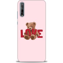 gmotp Huawei Y8P Kılıf Hd Baskılı - Love Bear