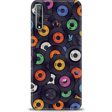 gmotp Huawei Y8P Kılıf Hd Baskılı - Plaklar