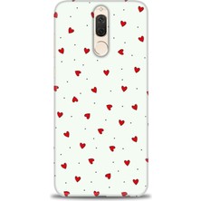 gmotp Huawei Mate 10 Lite Kılıf Hd Baskılı - Mini Mini Kalpler