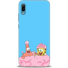 gmotp Huawei Y6 2019 Kılıf Hd Baskılı - Spongebob