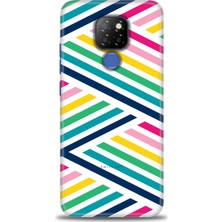 gmotp General Mobile Gm 20 Kılıf Hd Baskılı - Renkli Çubuklar