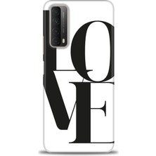 gmotp Huawei P Smart 2021 Kılıf Hd Baskılı - Love