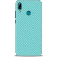 gmotp Huawei P Smart 2019 Kılıf Hd Baskılı - Mavi Mozaik