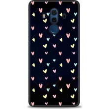 gmotp Huawei Mate 10 Pro Kılıf Hd Baskılı - Mini Mini Kalpler