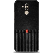 gmotp Huawei Mate 20 Lite Kılıf Hd Baskılı - Kibrit Çöpleri