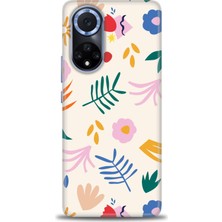 gmotp Huawei Nova 9 Kılıf Hd Baskılı - Renkli Dallar