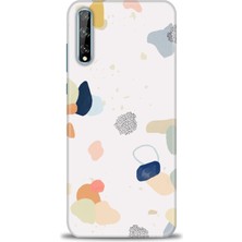 gmotp Huawei Y8P Kılıf Hd Baskılı - Benekler ve Renkler