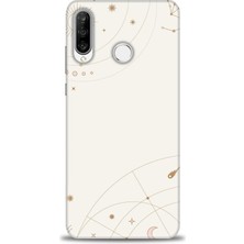gmotp Huawei P30 Lite Kılıf Hd Baskılı - Yıldız Haritası
