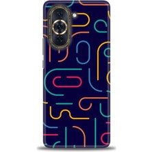 gmotp Huawei Nova 10 Kılıf Hd Baskılı - Renkli Çubuklar