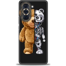 gmotp Huawei Nova 10 Kılıf Hd Baskılı - Ayı ve Iskeleti