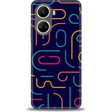 gmotp Realme 10 4g Kılıf Hd Baskılı - Renkli Çubuklar
