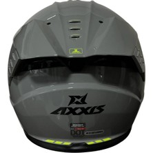 Axxıs Hawk Sv Evo Solıd A12 Gloss Gray Motosikletkask