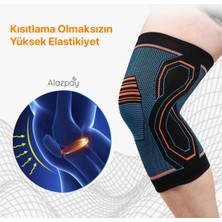 Alazpay Fitness Voleybol Basketbol Spor Outdoor Kaymaz Silikon Antreman Dizlik (1 Adet)