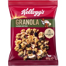 Kellogg's Granola Karışık Meyveli 60 Gr x 10 Adet, %42 Yulaf içerir, %20 Meyve içerir