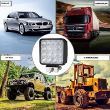 Aydın Lıght Off Road 16 LED Kare Çalışma Lambası