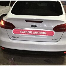 Fiber Aksesuar Fiberaksesuar Ford Focus 2015- Astarlı Spoiler