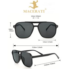 Macerati Unisex Vintage Güneş Gözlüğü