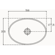 Isvea Sistemay Tezgah Üstü Lavabo 51 cm