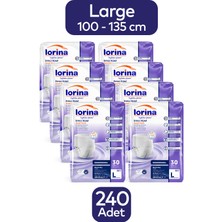 Lorina Yetişkin Emici Külot Large 30'Lu 8 Paket 240 Adet