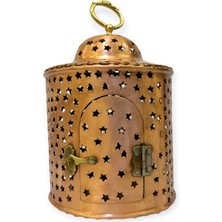 Efemir Silindir Yıldız Kesimli Oksitli Bakır Fener No: 1