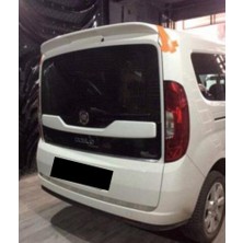 Fiber Fiat Doblo 2010-2020 Beyaz Kulaklı Spoyler (Sry)