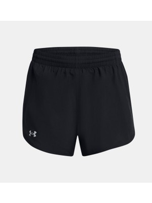 Under Armour Kadın UA Fly By 2-in-1 Siyah-001 Şort Hafif ve Rahat Tasarım L Beden