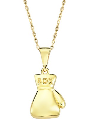 Altın Sepeti Altın Boks Eldiveni Kolye