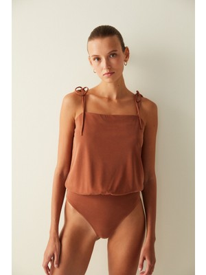 Penti Modal Kahverengi Bodysuit