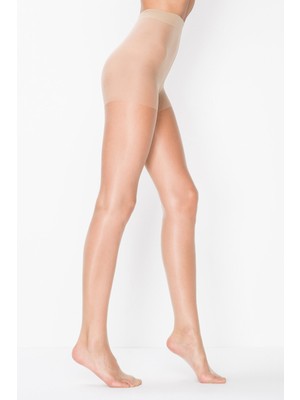 Penti Fit 15 Buğday Ten İnce Külotlu Çorap Kadın İçin Dayanıklı ve Parlak Özellikte