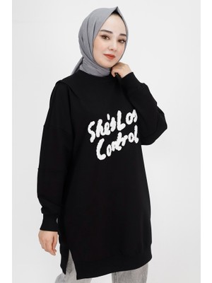 Puane 10335 Ip Kumaş Yün Bakılı Sweatshirt