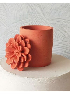 Sıcak Atölye Betorasyon - 2'li  Beton Obje Set - El Yapımı Beton Düzenleyici - Takı Tabağı - Beton Altlık