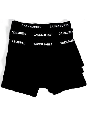 Jack & Jones Jacanthony Trunks 3 Pack Erkek Siyah Boxer 12171944-Black