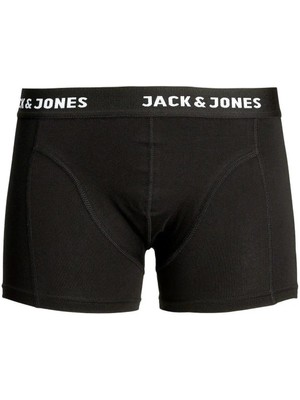 Jack & Jones Jacanthony Trunks 3 Pack Erkek Siyah Boxer 12171944-Black