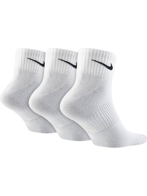 Nike Sx4706-101 3Lü Lightweight Quarter Spor Çorabı