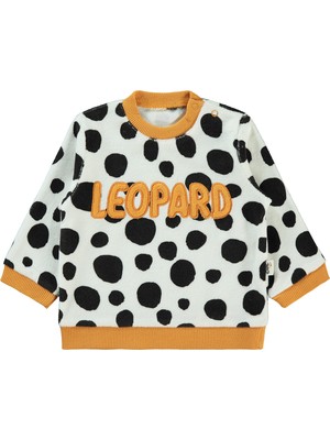 Civil Baby Kız Bebek Sweatshirt 6-18 Ay Koyu Hardal