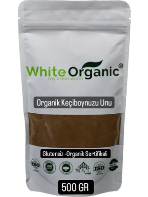 Organik Keçiboynuzu Unu 500 gr Glutensiz Sertifikalı Organıc Carob Flour
