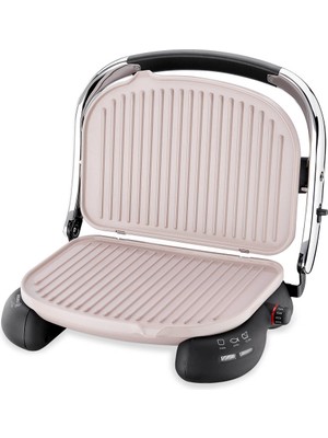 Korkmaz Castron Tost Makinesi Bej-Krom A324-09