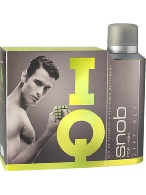 Snob EDT Iq 100 ml + Deodorant Hediyeli Kofre Parfüm 150 ml