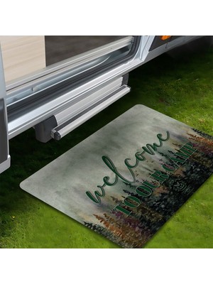 Evaşk Kamp Paspası Karavan Çadır Bahçe Paspası 45X70 cm