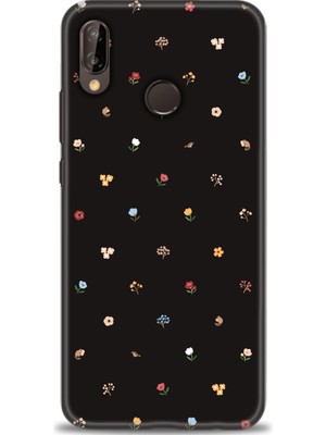 gmotp Huawei P20 Lite Kılıf Hd Baskılı - Flower