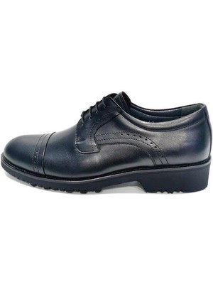 Güvener Bağcıklı Siyah Klasik Erkek Ayakkabı