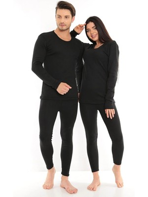 Sauna Suit Unisex Kışlık Içi Polarlı Termal Takım Termal Fanila ve Termal Tayt Içlik