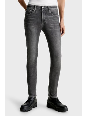 Calvin Klein Pamuklu Dar Paça Slim Fit Jeans J30J3241991BZ Erkek Kot Pantolon J30J324199 1bz