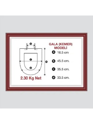 Amortisörlü Slim Gala Süvari Klozet Kapağı