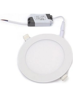 Inoled 2712-01 12W Yuvarlak Sıva Altı LED Panel (BEYAZ-6500K)