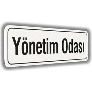 Elegan Pvc Tabela Yönetim Odası 7X25CM