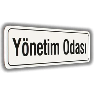 Elegan Pvc Tabela Yönetim Odası 7X25CM