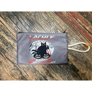 Street Bag Katil Kedi desenli Baskılı Kalemlik , El Çantas , Baskılı Bez Çanta , Makyaj Çantası